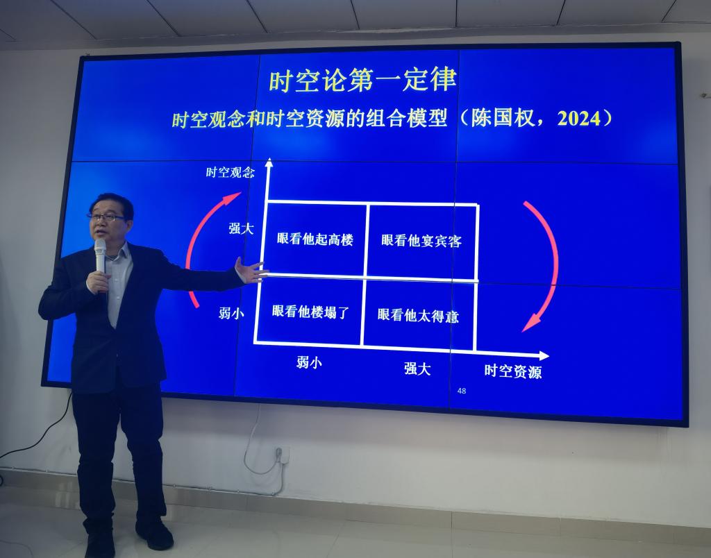 清华大学经济管理学院陈国权教授应邀来我院作学术报告